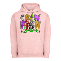 Pigment Salmon crawfish season mardi gras carnival fleur de lis Urban Hoodie - Jasminsmagicworld
