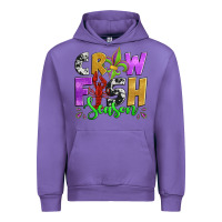 Tulip crawfish season mardi gras carnival fleur de lis Urban Hoodie - Jasminsmagicworld