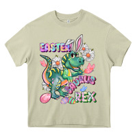 Mossy Easter Saurus Rex Easter Day Heavy Core Tee - CowGirlArtShop