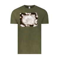 Vintage Olive cowhide frames background Vintage Tee - RanaPortraitStore