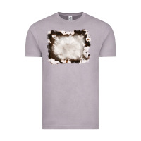 Vintage Zinc cowhide frames background Vintage Tee - RanaPortraitStore