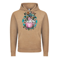 Vintage Coffee Happy Easter Vintage Hoodie - CowhideDigitalArt