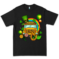 Black St. Patrick's school bus Premium Tee - OliviaCreatesArt