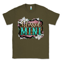 Army Green blessed mini Classic Tee - OliviaCreatesArt