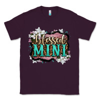 Plum blessed mini Classic Tee - OliviaCreatesArt