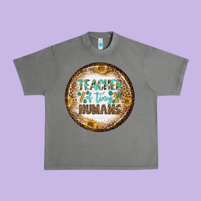 Teacher Of Tiny Earrings Urban Heavy Tee Designed By Bundleandbundleshop
