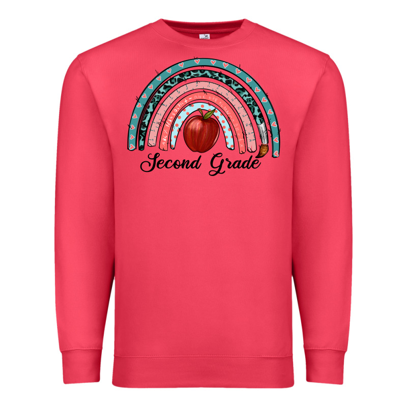 Second Grade Rainbow Premium Sweatshirt by RanaPortraitStore | Teevron