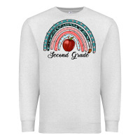 Oatmeal Heather second grade rainbow Premium Sweatshirt - RanaPortraitStore