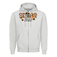 Dove Grey senior 2022 fall Zipper Hoodie - JahusDesignShop