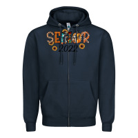 Navy senior 2022 fall Zipper Hoodie - JahusDesignShop