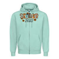 Seafoam senior 2022 fall Zipper Hoodie - JahusDesignShop