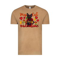 Vintage Camel my cat is my valentine valentine's day Vintage Tee - FaDigitalArtStudio
