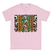 Bubblegum Pink soccer camouflage serape cowhide turquoise leopard glitter  brushstrok Classic Tee - Artiststas