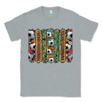 Heather Grey soccer camouflage serape cowhide turquoise leopard glitter  brushstrok Classic Tee - Artiststas