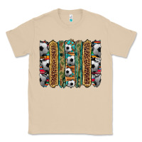Mushroom soccer camouflage serape cowhide turquoise leopard glitter  brushstrok Classic Tee - Artiststas