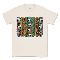 Natural soccer camouflage serape cowhide turquoise leopard glitter  brushstrok Classic Tee - Artiststas