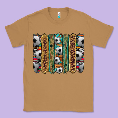 Soccer Camouflage Serape Cowhide Turquoise Leopard Glitter  Brushstrok Classic Tee Designed By Artiststas