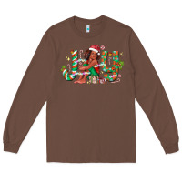 Chestnut Joy Girl Black Long Sleeve Tee - CowhideDigitalArt