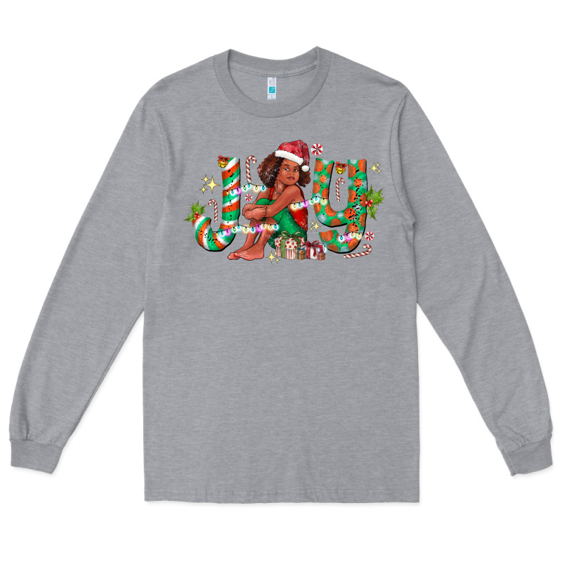 Joy Girl Black Long Sleeve Tee by CowhideDigitalArt | Teevron