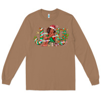 Toasted Coconut Joy Girl Black Long Sleeve Tee - CowhideDigitalArt