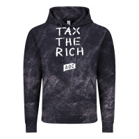 Cloud Black aoc tax the rich Vintage Hoodie - baoMotion