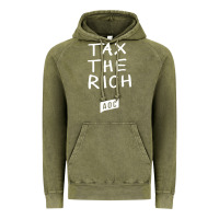 Aoc Tax The Rich Vintage Hoodie | Teevron