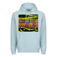 Blue Mist Spooky mama Premium Hoodie - Artiststas