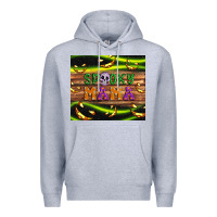 Heather Grey Spooky mama Premium Hoodie - Artiststas