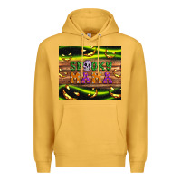 Mustard Spooky mama Premium Hoodie - Artiststas