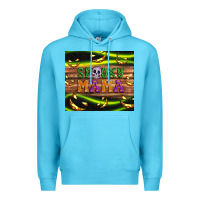 Ocean Blue Spooky mama Premium Hoodie - Artiststas