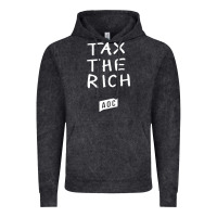 Vintage Black aoc tax the rich Vintage Hoodie - baoMotion