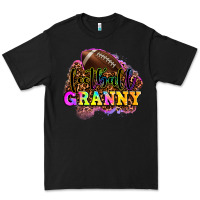 Black football granny Premium Tee - OliviaCreatesArt