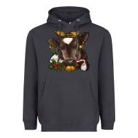 Smoke christmas baby cow Heavyweight Hoodie - RanaPortraitStore