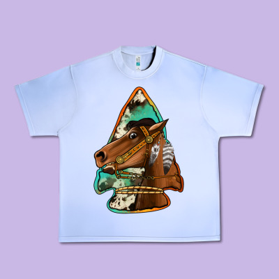 Horse Arrowhead Urban Heavy Tee Designed By Jasminsmagicworld
