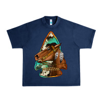 Navy horse arrowhead Urban Heavy Tee - Jasminsmagicworld