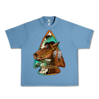 Pebble Blue horse arrowhead Urban Heavy Tee - Jasminsmagicworld