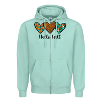 Seafoam hello fall Zipper Hoodie - JahusDesignShop