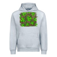 Heather Grey st patrick's day shamrock and leopard distressed Urban Hoodie - RanaPortraitStore
