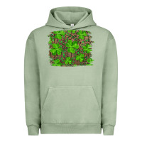 Pigment Oil Green st patrick's day shamrock and leopard distressed Urban Hoodie - RanaPortraitStore