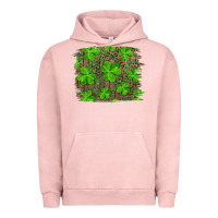 Pigment Salmon st patrick's day shamrock and leopard distressed Urban Hoodie - RanaPortraitStore
