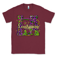 Burgundy louisiana mardi gras Classic Tee - OliviaCreatesArt