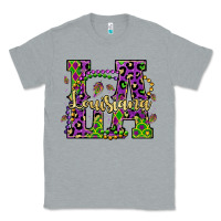 Heather Grey louisiana mardi gras Classic Tee - OliviaCreatesArt