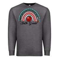 Charcoal Heather sixth grade rainbow Premium Sweatshirt - RanaPortraitStore