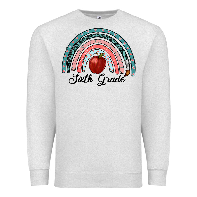 Sixth Grade Rainbow Premium Sweatshirt by RanaPortraitStore | Teevron