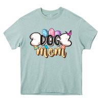 Arona Easter Dog Mom Easter Day Heavy Core Tee - CowGirlArtShop