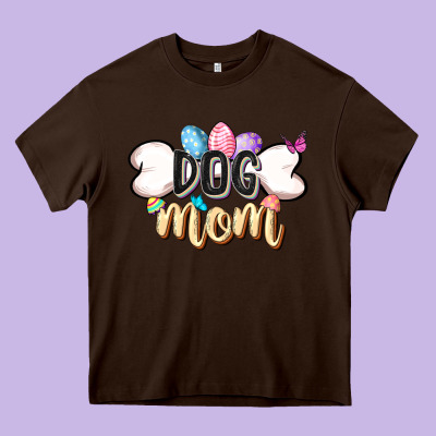 Easter Dog Mom Easter Day Heavy Core Tee Designed By Cowgirlartshop