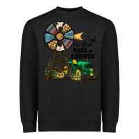 Black So God Made a Farmer Heavyweight Sweatshirt - JahusDesignShop