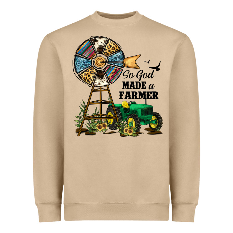 So God Made A Farmer Heavyweight Sweatshirt by JahusDesignShop | Teevron