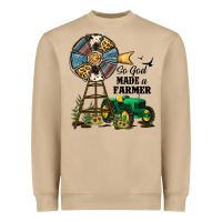 Mushroom So God Made a Farmer Heavyweight Sweatshirt - JahusDesignShop