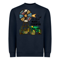Navy So God Made a Farmer Heavyweight Sweatshirt - JahusDesignShop